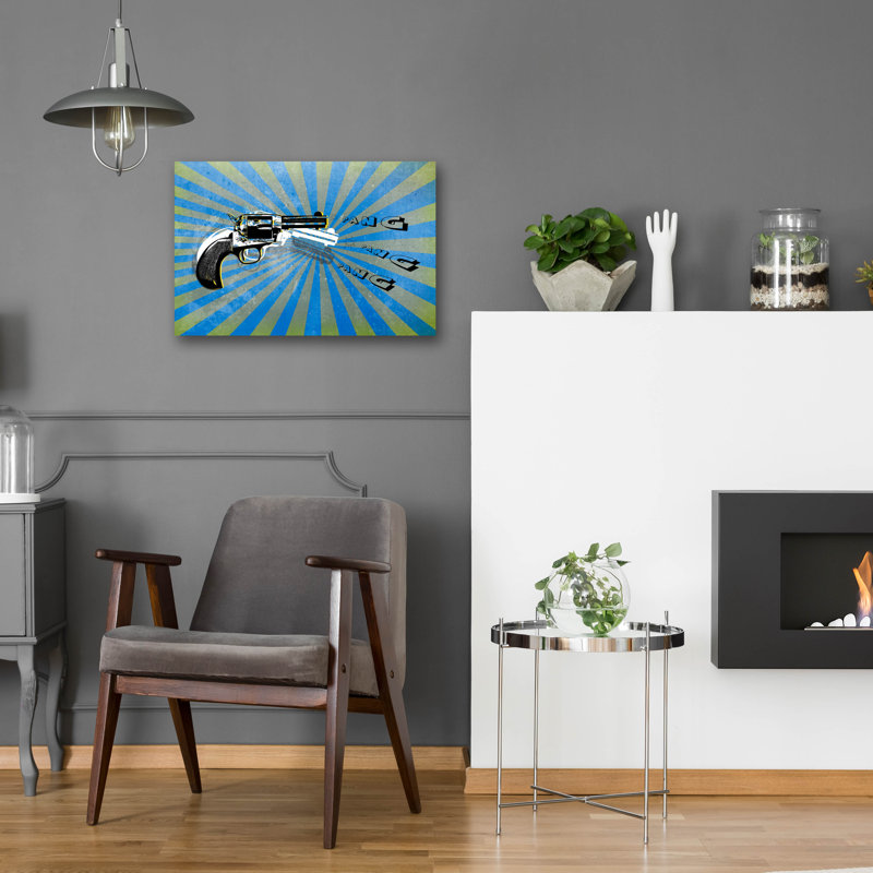 " Blue " by Mark Ashkenazi, 16" H x 24" W x 0.2" D