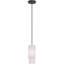 Luminaire suspendu cylindrique à 1 lumière Claudelle