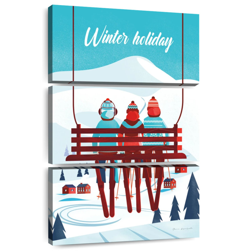 Winter Holiday, 45" H x 28" W