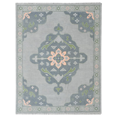 Olivia Hand Knotted Wool Oriental Area Rug