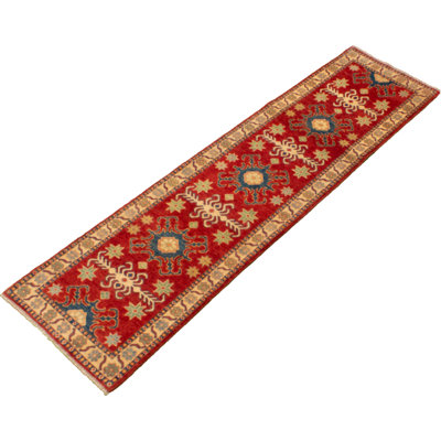 One-of-a-Kind 2'8" X 10'3" New Age Runner Wool Area Rug in