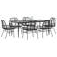 Ensemble repas de patio avec coussins en verre et poly rotin-1984881708-1984881696-1984881701