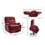 Fauteuil inclinable électrique à deux positions avec massage thermique Liyasi