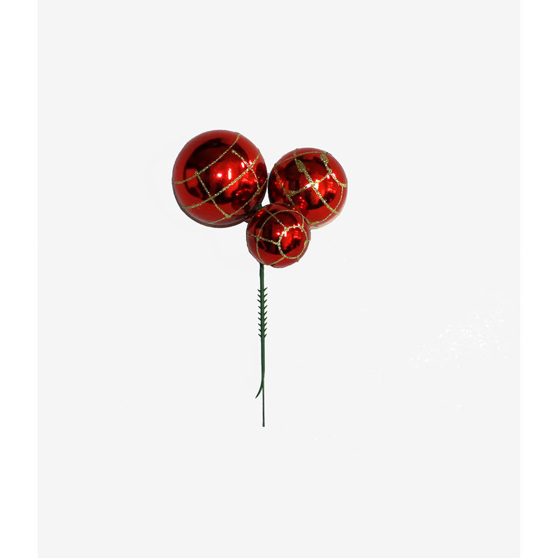 Boule de Noël, Rouge