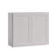 HOMEIBRO Meuble mural standard Shaker en contreplaqué, prêt à assembler, 91,4 cm (L) x 30,5 cm (P) x 61 cm (H), couleur gris tourterelle, 91,4 cm (L) x 30,5 cm (P) x 61 cm (H)-927042896-927361939
