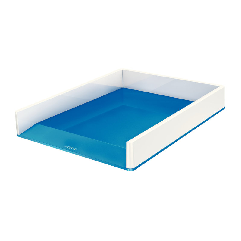Wow Plastic Paper Organiser, White/Blue