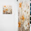 Minimalisme jaune blanc fleur collage II - rideau cerisier en fleurs - velours obscurcissant - 1 panneau-107565496