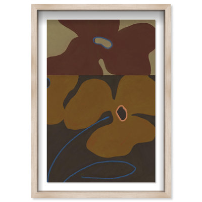 Moody Flowers Print by Oliver Gal