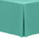 Ultimate Textile Fitted Polyester Tablecloth Rectangular Tables