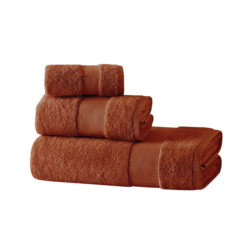 Anissah Midweight Bath Towel, Red