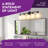 32'' 5-Light Black Bathroom Vanity Light Modern Wall Sconce with Milky White Frosted Glass Shades-1000686557-1000686559