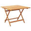 4 - Person Acacia Wood Patio Dining Set with Square Table