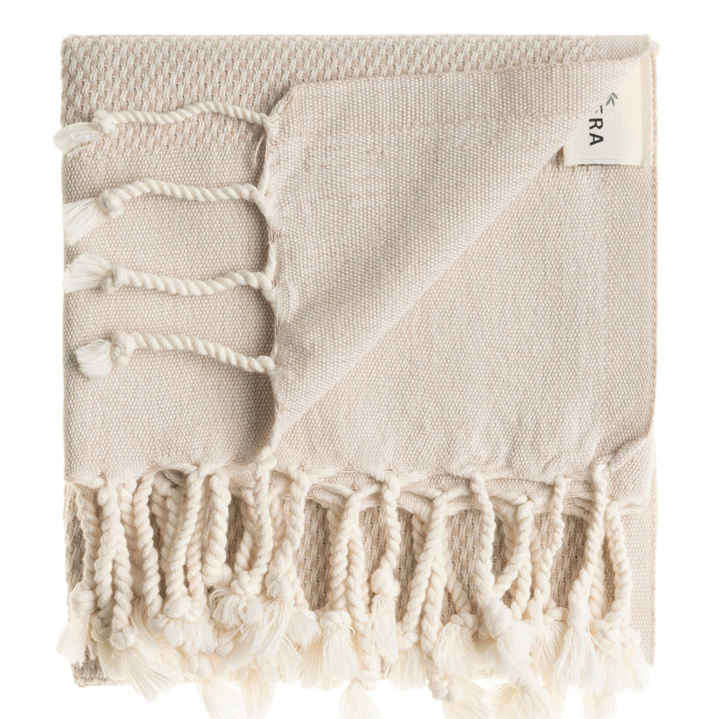 Serviette de bain en coton Whisper, Sable