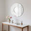Miroir mural en verre l 35,4 po