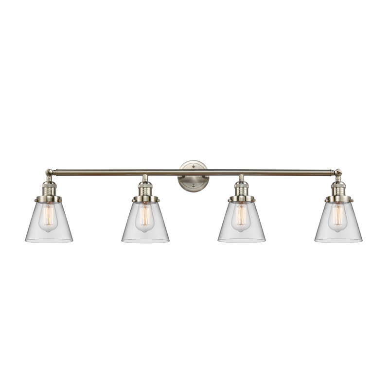 Shauna 4 - Light Vanity Light, LED, Clear, Brushed Satin Nickel