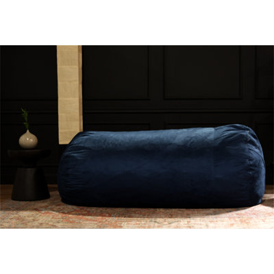 Fauteuil à billes cylindrique en suède Marlin