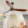 Imen 52" 3-Blades Standard Ceiling Fan with 6-Speed Remote Control