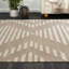 Tapis intérieur / extérieur en laine naturelle et jute fabriqué à la main-558025337