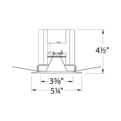 Tesla 3.5'' LED Shower Recessed Trim