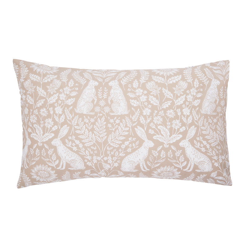 Hares Cotton Duvet Cover Set, Single Duvet Cover Set + 1 Pillowcase