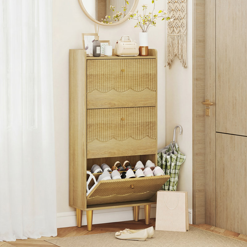 12 - Pair Shoe Storage Cabinet