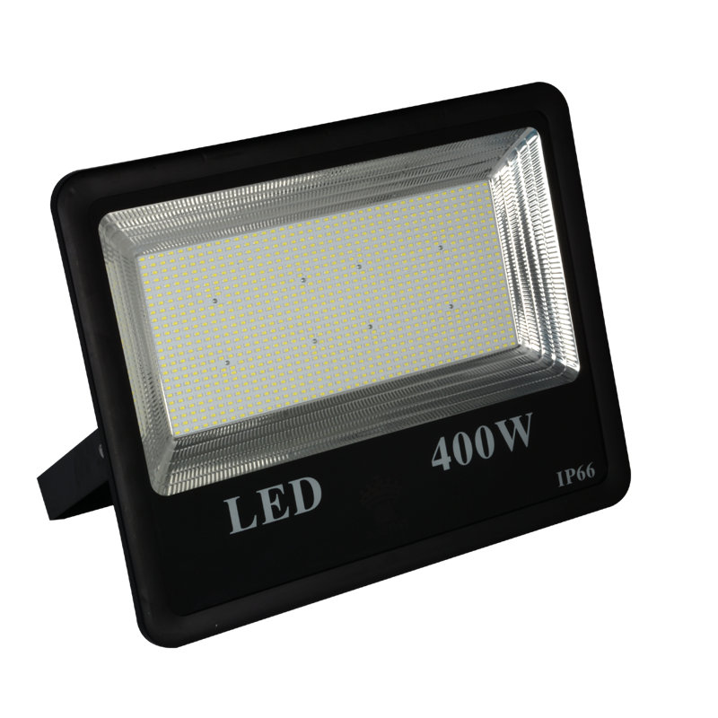 Ener-J 400W LED Non PIR Floodlight IP66 Waterproof 40000Lm Daylight 6000K, 29.8cm H x 39.8cm W x 4.3cm D