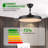 Ceiling Fan with LED Lights