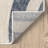 Abani Huertas WAV100A Blue Geometric Wavy Area Rug-389544604