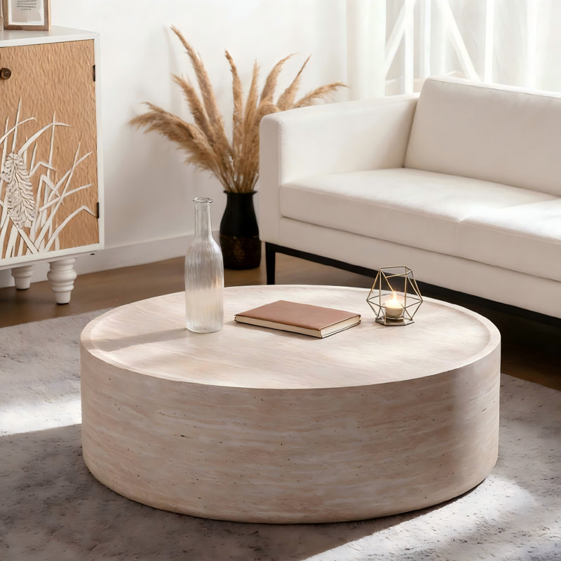 Coffee Table For Livingroom, 12.01" H x 39.37" L x 39.37" W