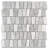 11" x 12" Marble Grid Mosaic Wall & Floor Tile
