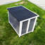 Maison pour animaux 39,83 "pliable - Niche extérieure et intérieure en bois massif et installation facile pour les chiens