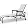Askar Outdoor Rust-Resistant Metal Chaise Lounge
