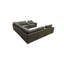 Canapé modulaire à large accoudoirs en cuir assorti