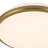 Brook 11-in Brushed Gold dimmable LED Flush Mount-124959426-124959427