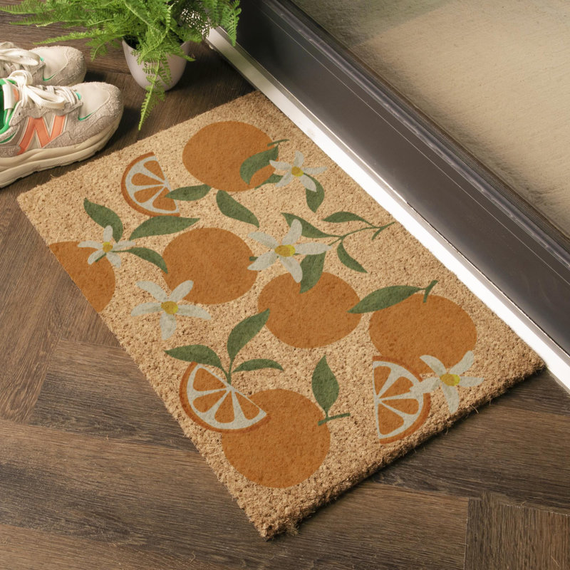 Pattern Coir Doormat, 40cm W x 60cm L