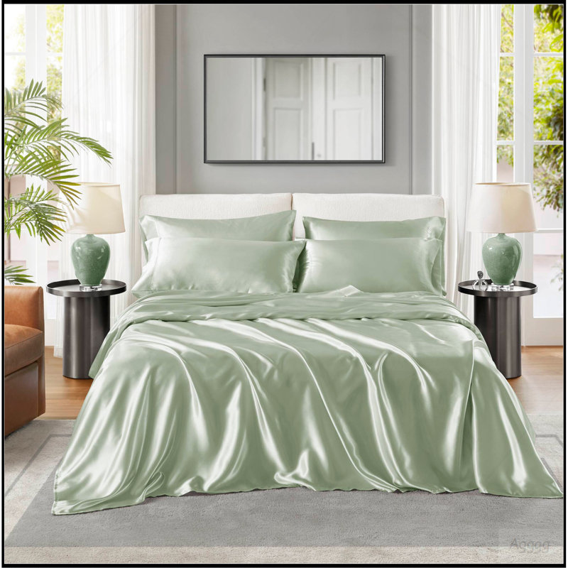 Ensemble de draps de luxe Cal King, Sauge