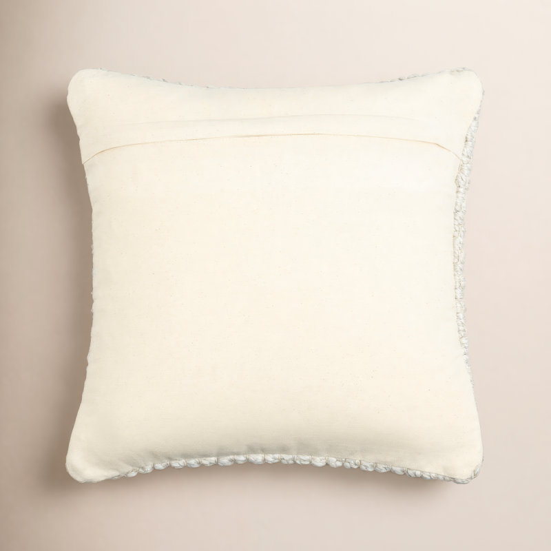 Kolapur Rayon/Viscose Reversible Throw Pillow, Polyester, 22"H x 22"W