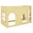 Dreamy Loft Bed Built-in LED Light String-368281706-368281684