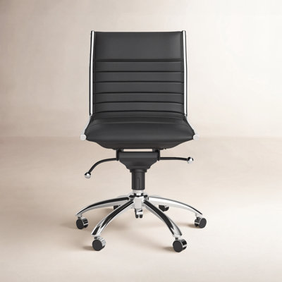 Naida Faux Leather Swivel Task Chair