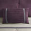 Ensembles de literie luxueux en faux suède, mauve, style transitionnel pour la maison
