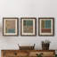 Nouveau Decorative X - Ensemble de 3 peintures sur toiles encadrées-1487990059-1487990063