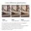 Table basse Minimalist Light Luxury Design Sense
