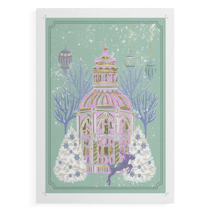 Winter Winter V - Impression sur toile seulement - NON-CADRE, H 18 po x l 12 po