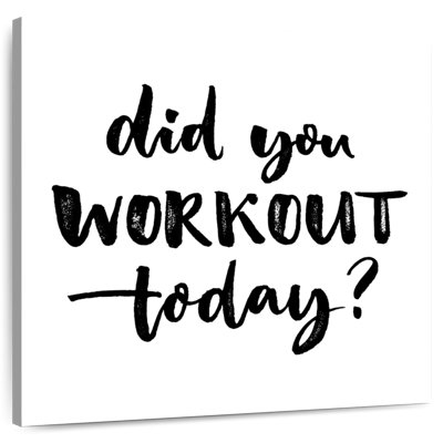 Tergel Did You Workout Typographie