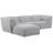 Camani Upholstered L-Shaped Sectional with Ottoman Reversible-1214907494