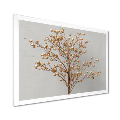 «Delicate Baby Breath Flower - Plants», reproduction d'art sur toile botanique