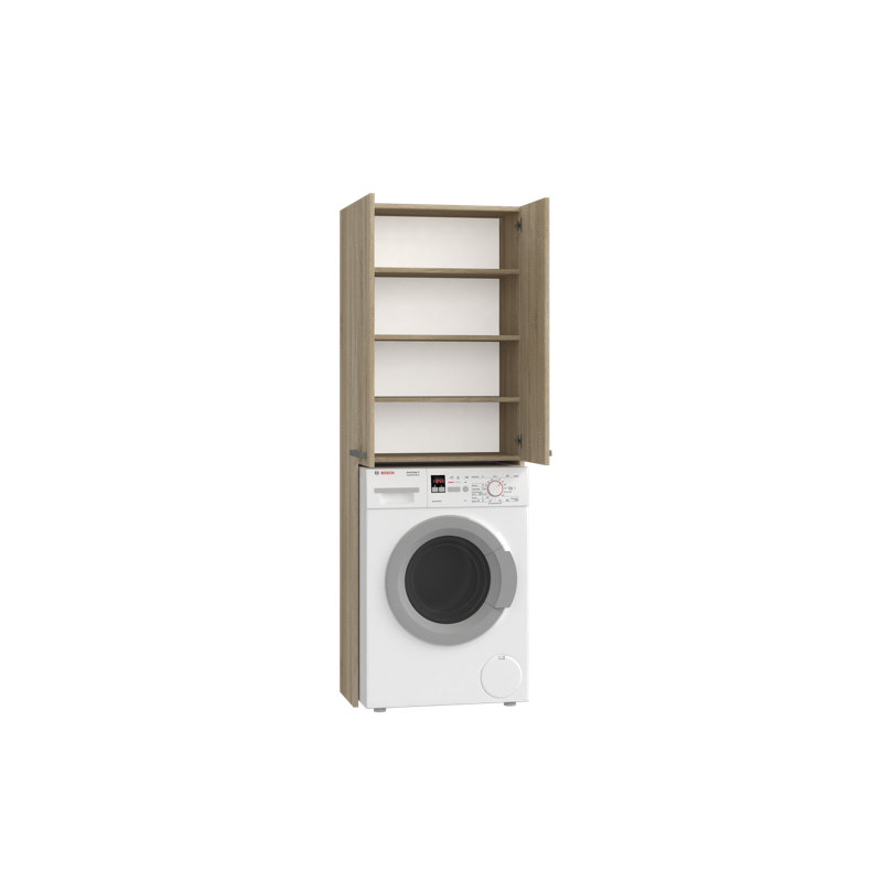 Nadina Solid Wood Laundry Room Organiser, Sonoma