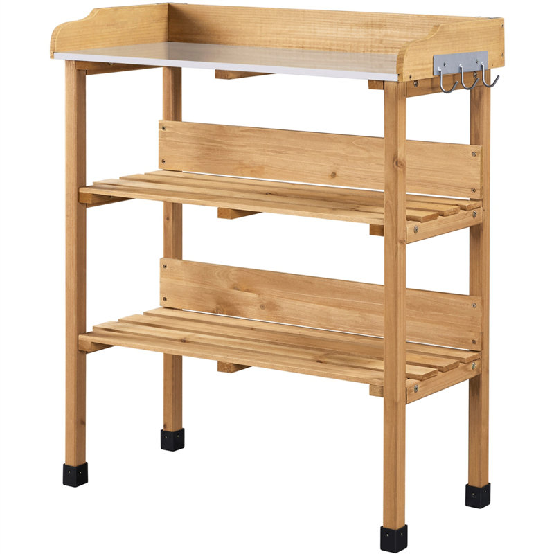 Table de rempotage en sapin, Bois
