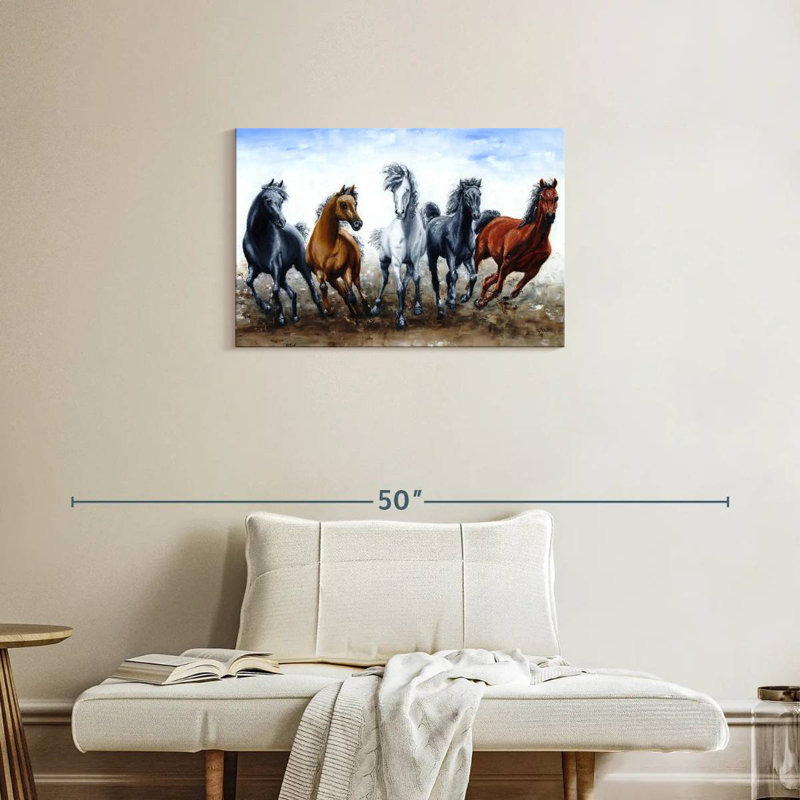 Brampt Wild Arabians, 20" H x 30" W