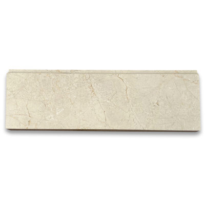Crema Marfil Marble 12.01 in. L x 3.94 in. W Marble Specialty Trim Tile Trim